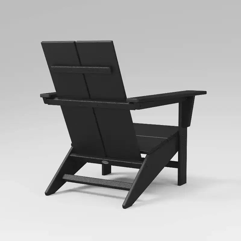 POLYWOOD Moore Fauteuil de jardin Adirondack noir