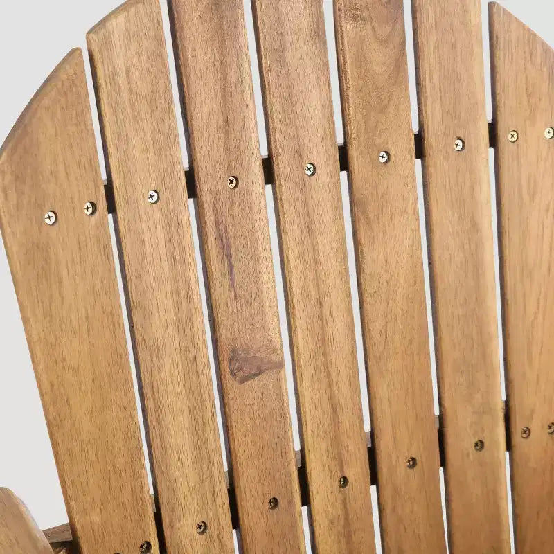 Sgabelli da bar Adirondack in legno di acacia Malibu, confezione da 2: resistenti alle intemperie, schienale alto - Christopher Knight Home