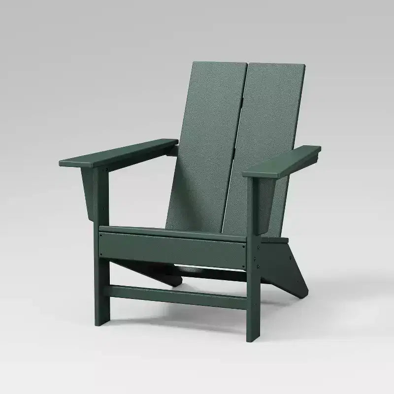 POLYWOOD Moore Outdoor Adirondack Patio Accent Chair Green