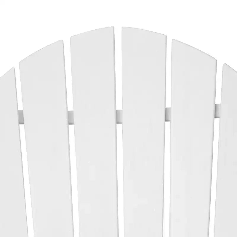 Set di 5 sedie Adirondack in HDPE con Pouf e Tavolino: Resistente alle intemperie - EDYO LIVING