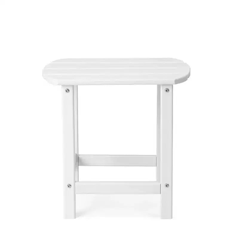 Set di 5 sedie Adirondack in HDPE con Pouf e Tavolino: Resistente alle intemperie - EDYO LIVING