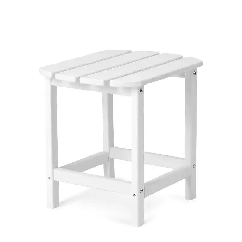 Set di 5 sedie Adirondack in HDPE con Pouf e Tavolino: Resistente alle intemperie - EDYO LIVING