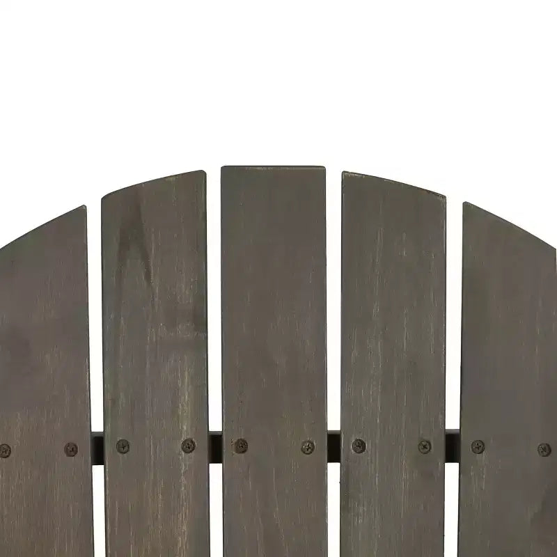 2 sedie pieghevoli Adirondack da esterno Bellwood in legno di acacia grigio - Christopher Knight Home: design rustico, portabicchieri