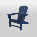 POLYWOOD Shawboro Outdoor Adirondack Patio Accent Chair Navy