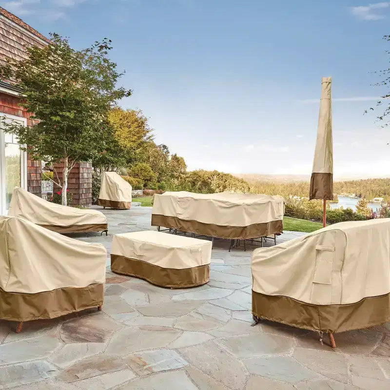 Classic Accessories Veranda Telo di copertura impermeabile Adirondack 1 pezzo Beige