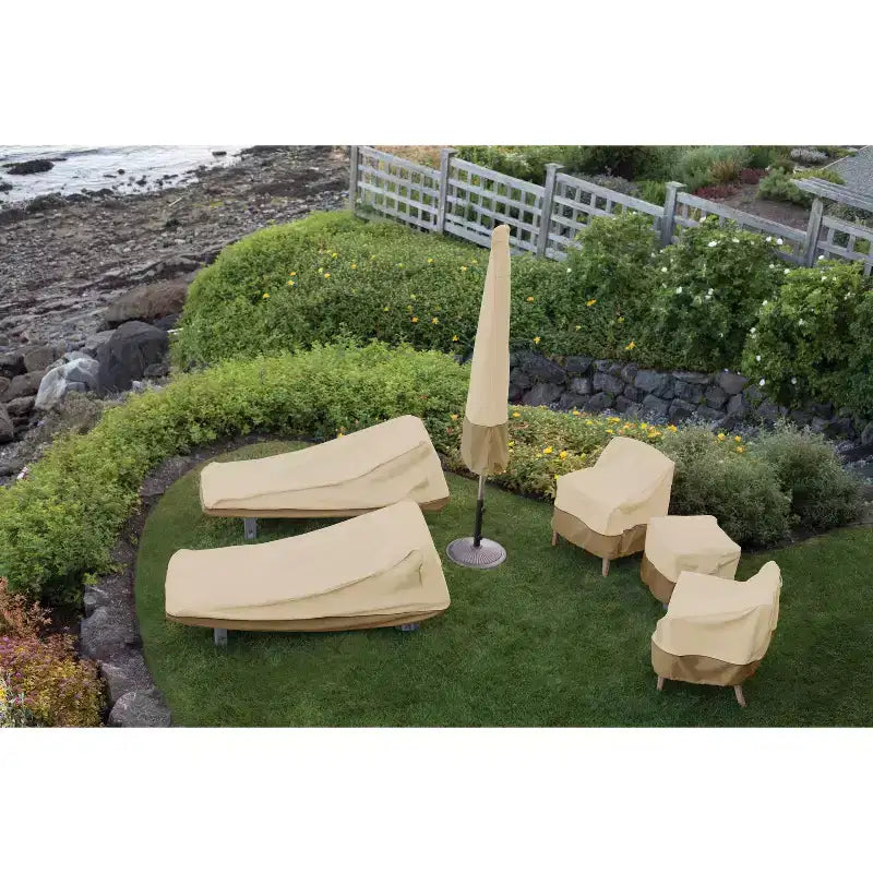 Classic Accessories Veranda Telo di copertura impermeabile Adirondack 1 pezzo Beige