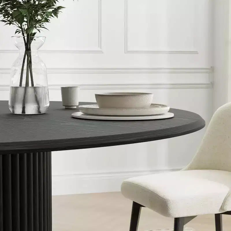 46 Round Solid Wood Dining Table Kitchen Tables