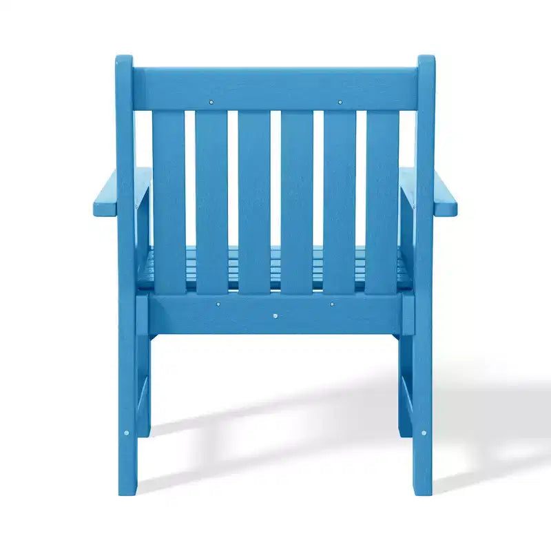 WestinTrends Sedie da pranzo Adirondack con braccioli in HDPE per patio esterno (set da 4)