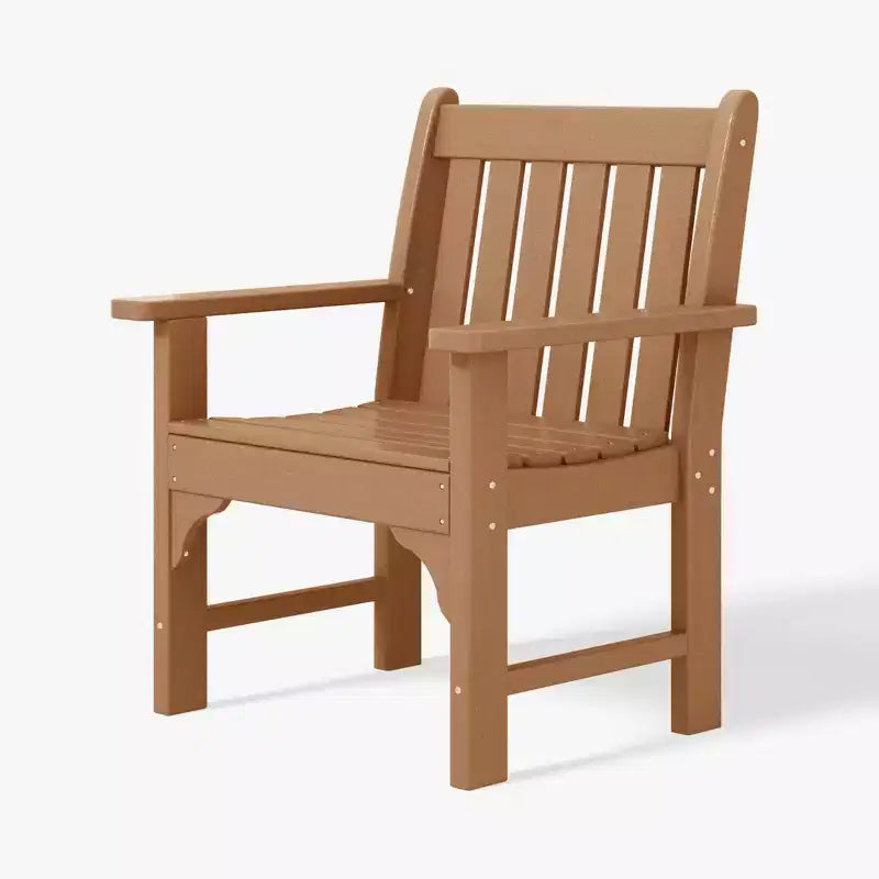 WestinTrends Sedie da pranzo Adirondack con braccioli in HDPE per patio esterno (set da 4)