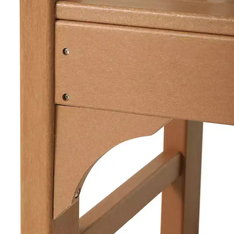 WestinTrends Sedie da pranzo Adirondack con braccioli in HDPE per patio esterno (set da 4)