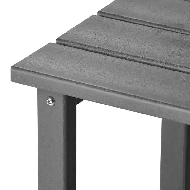 WestinTrends Ensemble 3 pièces de chaise Adirondack avec porte-gobelet, pouf pliant et table