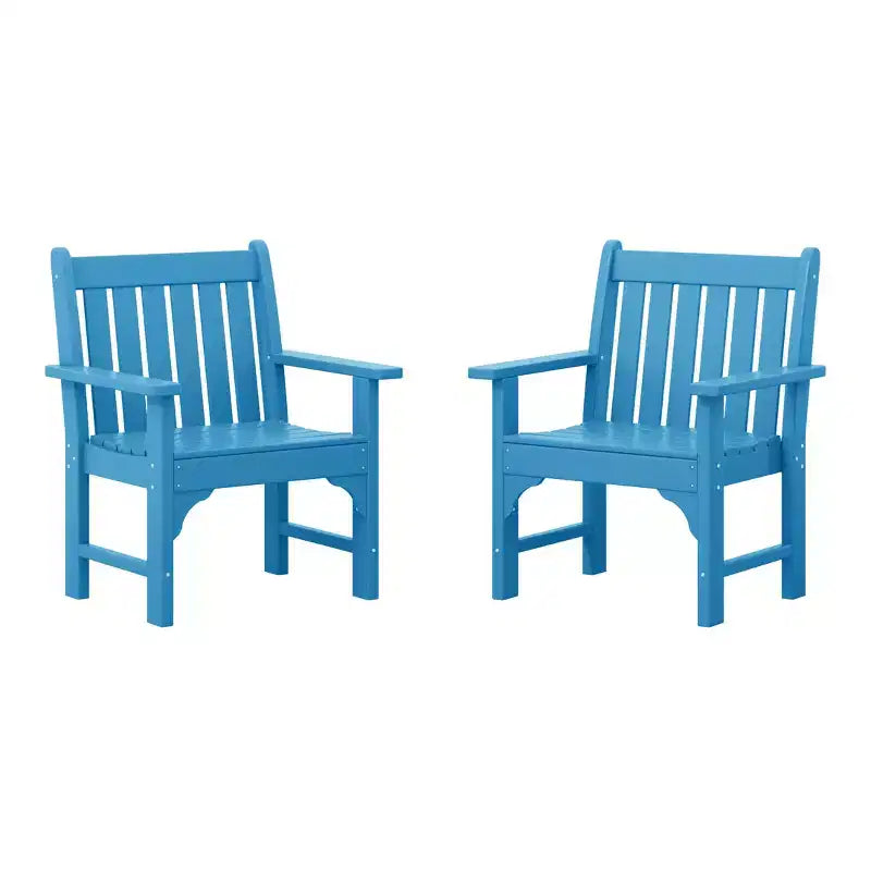 WestinTrends Sedie da pranzo Adirondack per esterni in HDPE (set da 2)