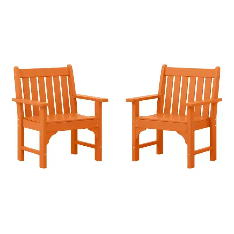 WestinTrends Sedie da pranzo Adirondack per esterni in HDPE (set da 2)