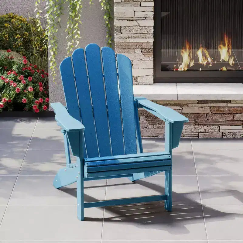 Sedia Adirondack per esterni WestinTrends Highland in HDPE con portabicchieri