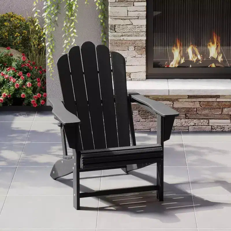Sedia Adirondack per esterni WestinTrends Highland in HDPE con portabicchieri