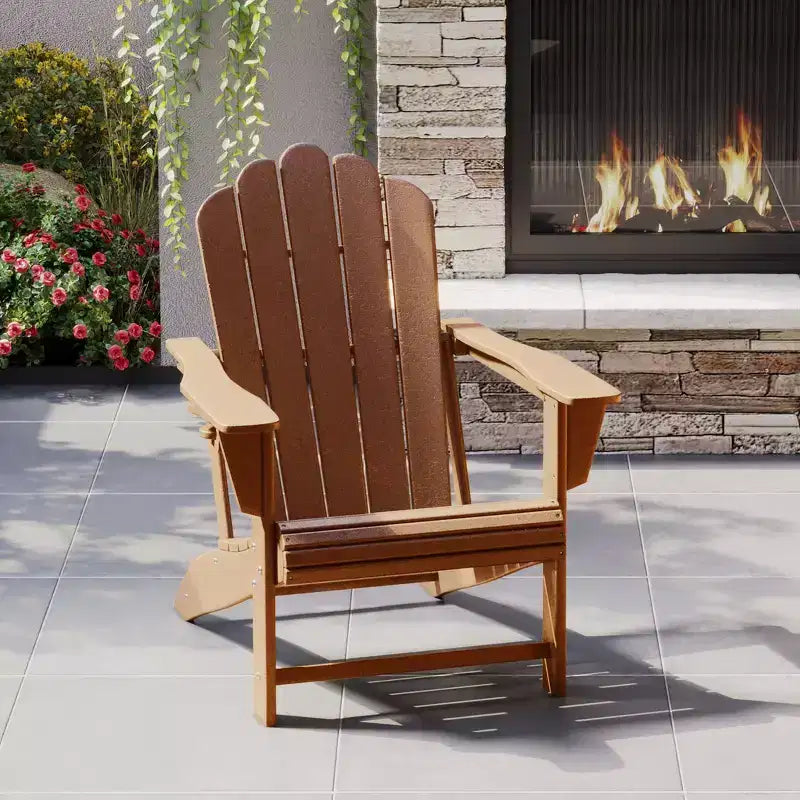 Sedia Adirondack per esterni WestinTrends Highland in HDPE con portabicchieri