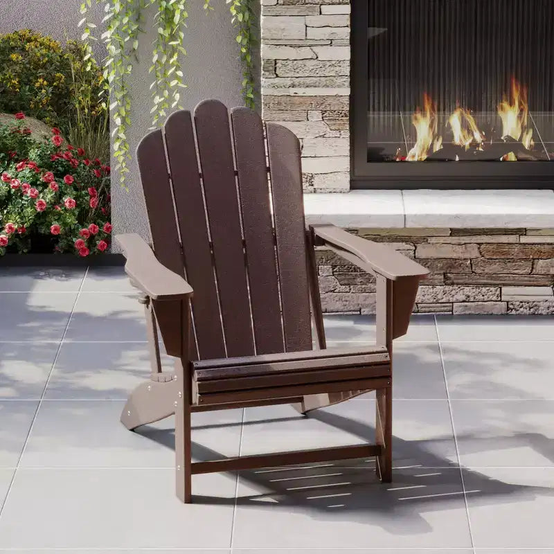 Sedia Adirondack per esterni WestinTrends Highland in HDPE con portabicchieri