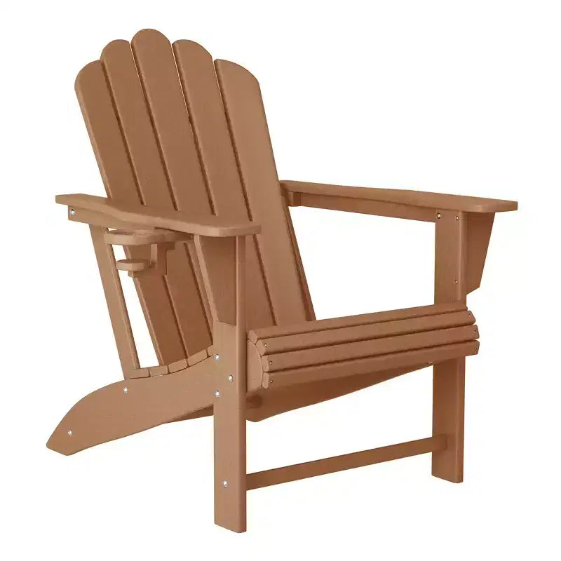 Sedia Adirondack per esterni WestinTrends Highland in HDPE con portabicchieri