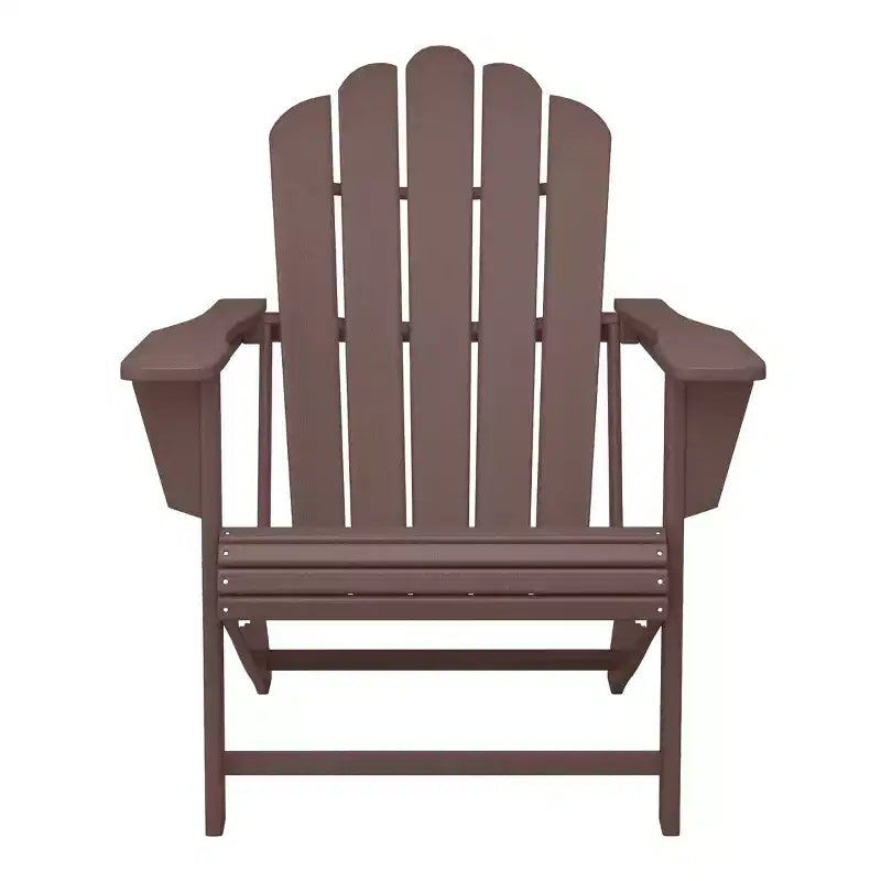 WestinTrends Highland - Sedie Adirondack da Esterno in HDPE con Portabicchieri (Set da 2)