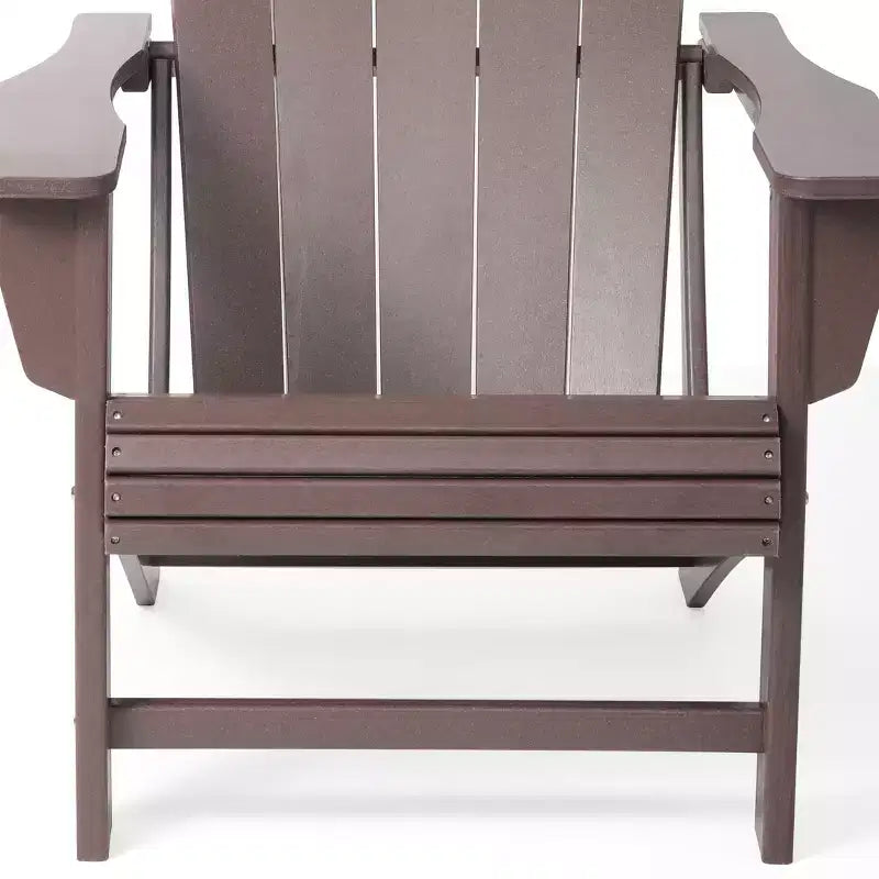 WestinTrends Highland - Sedie Adirondack da Esterno in HDPE con Portabicchieri (Set da 2)