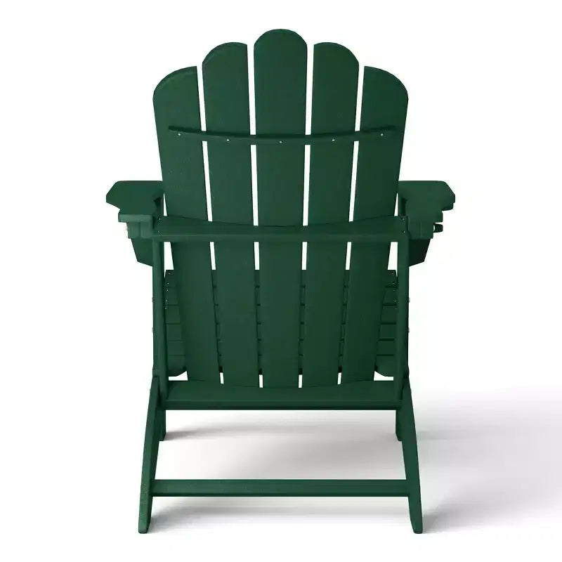 WestinTrends Highland - Sedie Adirondack da Esterno in HDPE con Portabicchieri (Set da 2)