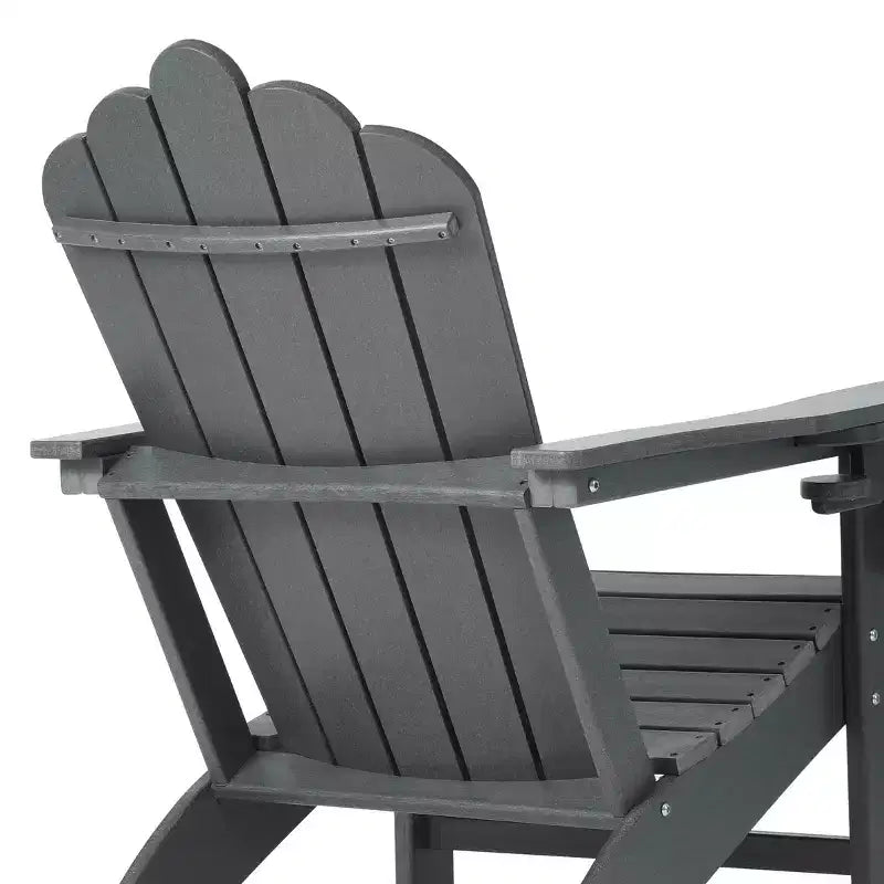 WestinTrends Highland - Sedie Adirondack da Esterno in HDPE con Portabicchieri (Set da 2)