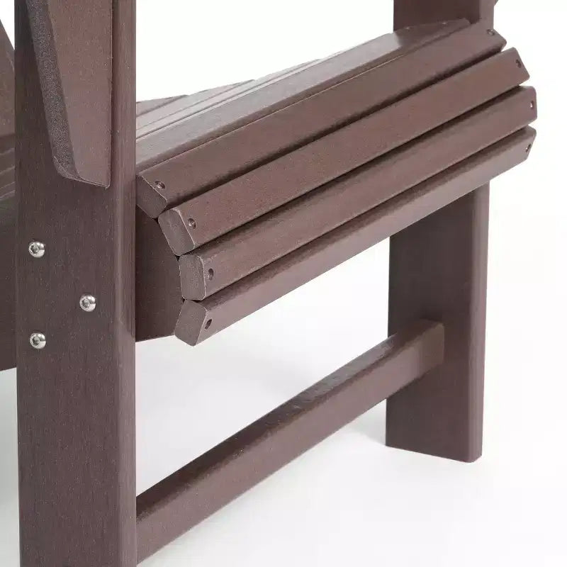WestinTrends Highland Set da 4 Pezzi con Sedie Adirondack, Portabicchieri e Tavolino