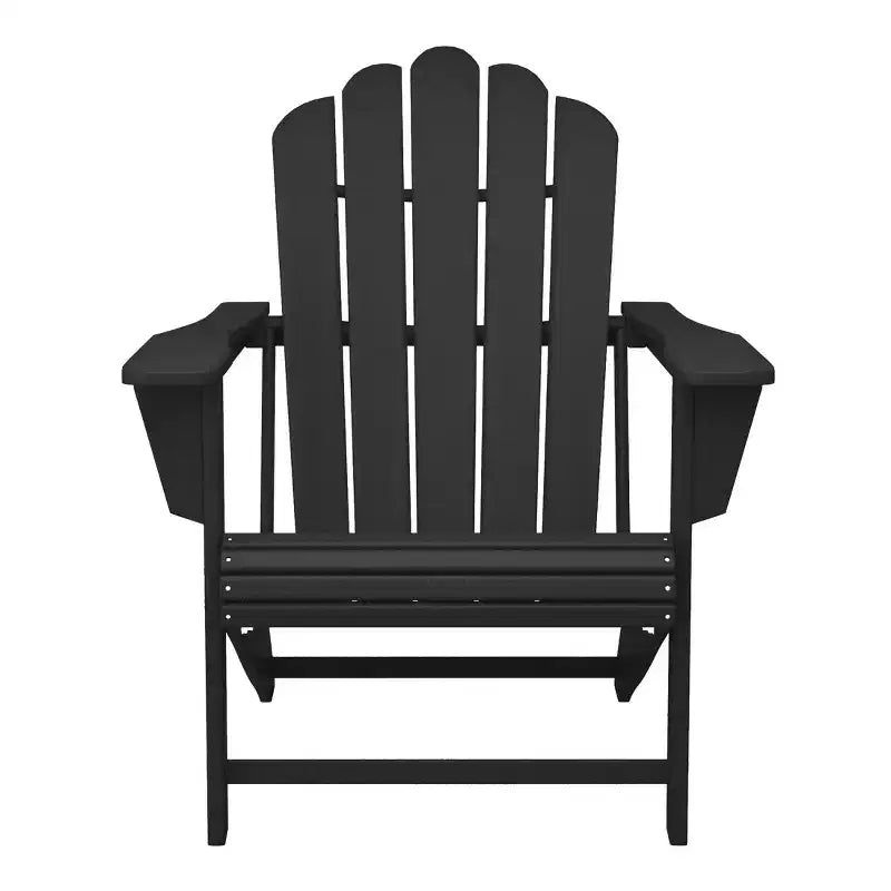 WestinTrends Highland Set da 4 Pezzi con Sedie Adirondack, Portabicchieri e Tavolino