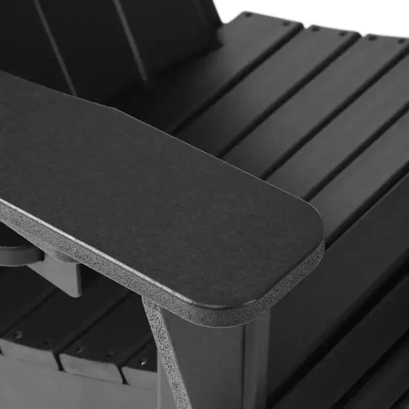 WestinTrends Highland Set di 3 Sedie Adirondack con Portabicchieri e Tavolino da Caffè