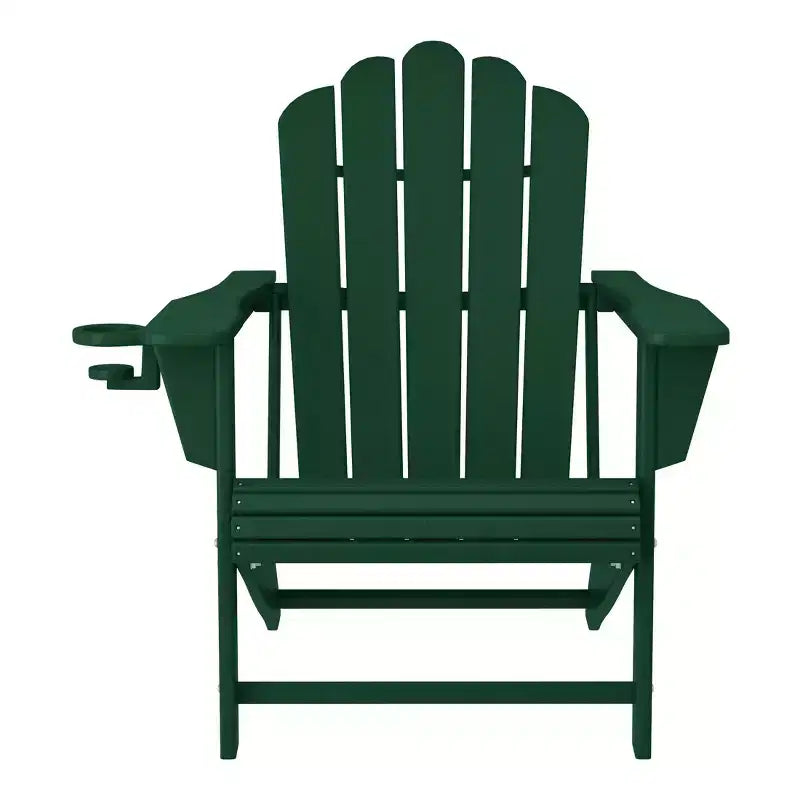 WestinTrends Highland Set di 3 Sedie Adirondack con Portabicchieri e Tavolino da Caffè