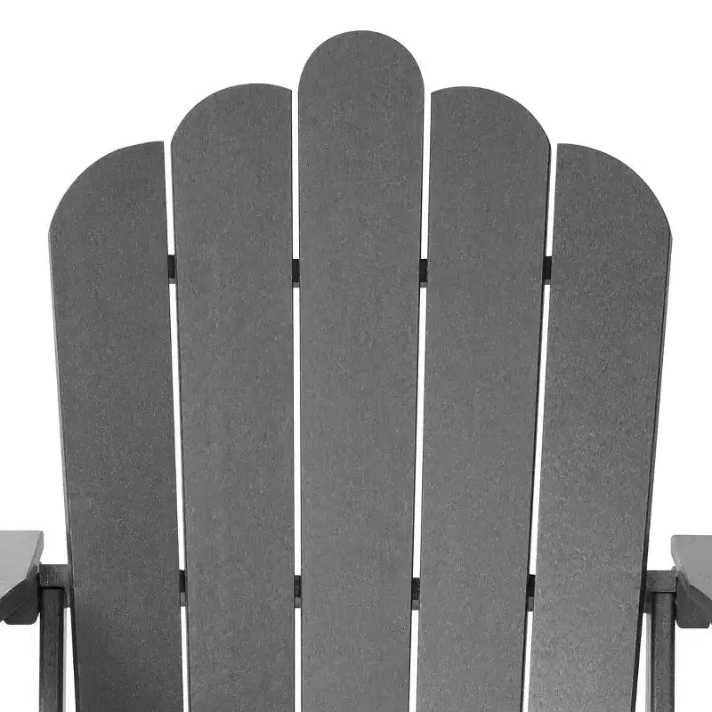 WestinTrends Highland Set di 3 Sedie Adirondack con Portabicchieri e Tavolino da Caffè