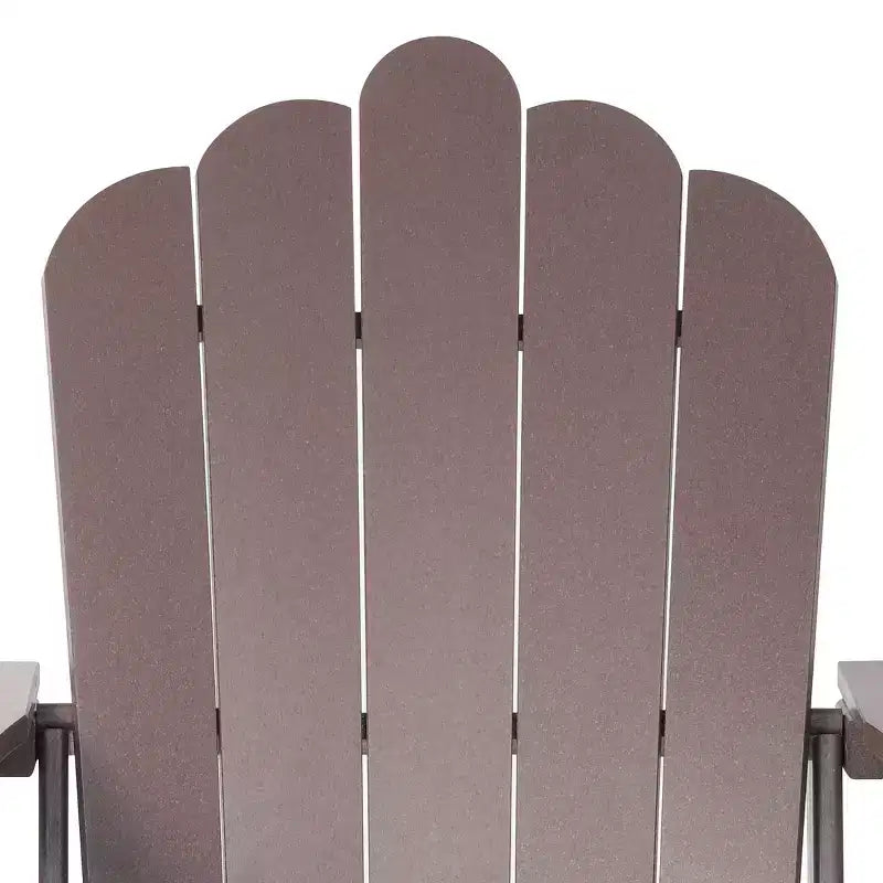 WestinTrends Highland Set da 12 Pezzi Tavolo da Conversazione per Esterni in HDPE e Sedie Adirondack