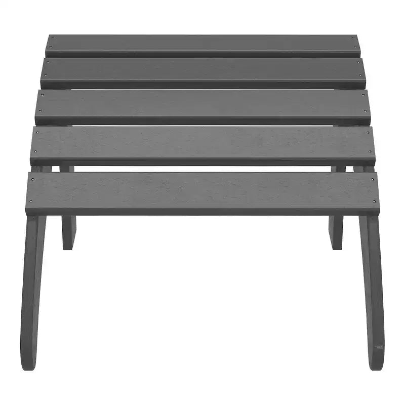 WestinTrends Highland Set da 12 Pezzi Tavolo da Conversazione per Esterni in HDPE e Sedie Adirondack