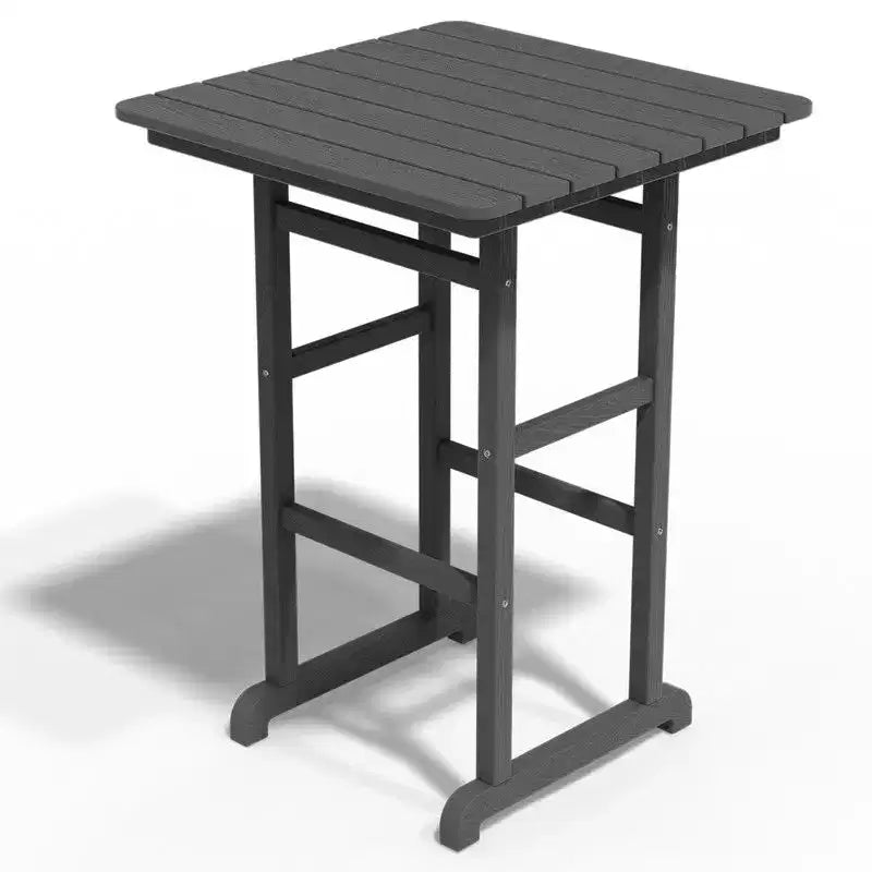 Hyleory Set da Bar 3 Pezzi in HDPE con Sgabelli Bar Adirondack - Mobili da Esterno Durevoli per un Intrattenimento di Stile
