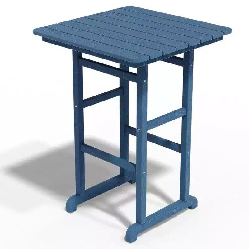 Hyleory Set da Bar 3 Pezzi in HDPE con Sgabelli Bar Adirondack - Mobili da Esterno Durevoli per un Intrattenimento di Stile