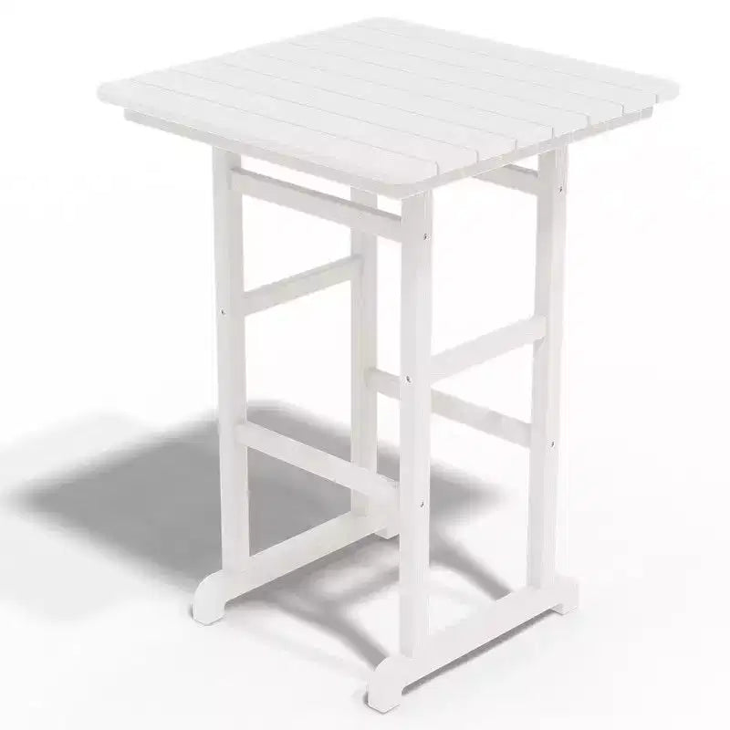 Hyleory Set da Bar 3 Pezzi in HDPE con Sgabelli Bar Adirondack - Mobili da Esterno Durevoli per un Intrattenimento di Stile