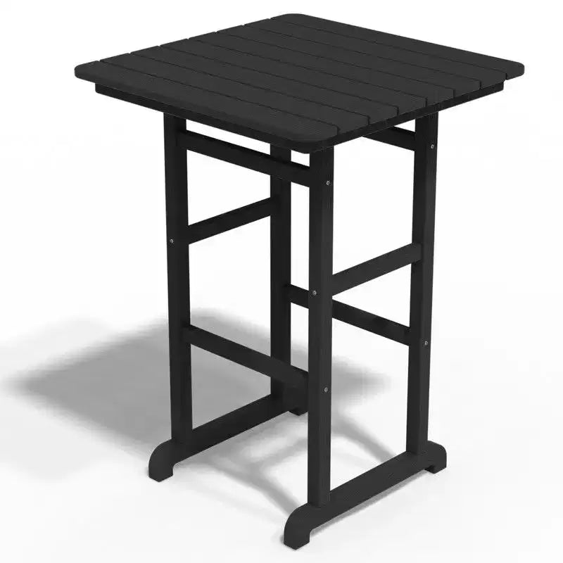 Hyleory Set da Bar 3 Pezzi in HDPE con Sgabelli Bar Adirondack - Mobili da Esterno Durevoli per un Intrattenimento di Stile
