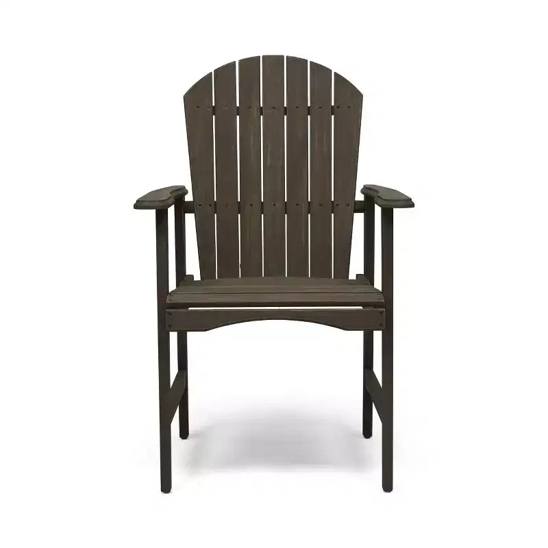 Christopher Knight Home Chaises de salle à manger d'extérieur Adirondack en bois d'acacia Malibu (lot de 2)