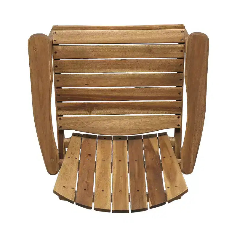 Christopher Knight Home Chaises de salle à manger d'extérieur Adirondack en bois d'acacia Malibu (lot de 2)