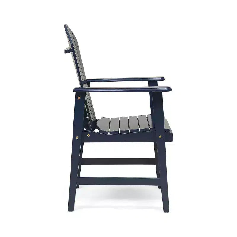 Christopher Knight Home Chaises de salle à manger d'extérieur Adirondack en bois d'acacia Malibu (lot de 2)