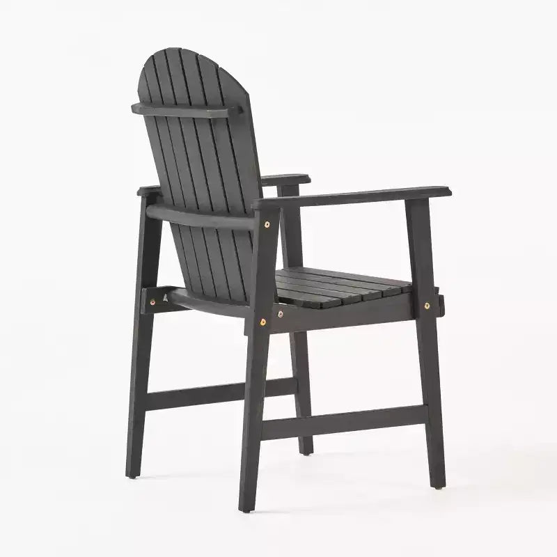 Christopher Knight Home Chaises de salle à manger d'extérieur Adirondack en bois d'acacia Malibu (lot de 2)