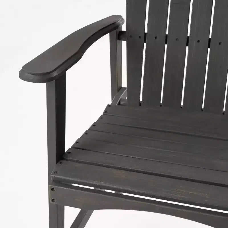 Christopher Knight Home Chaises de salle à manger d'extérieur Adirondack en bois d'acacia Malibu (lot de 2)