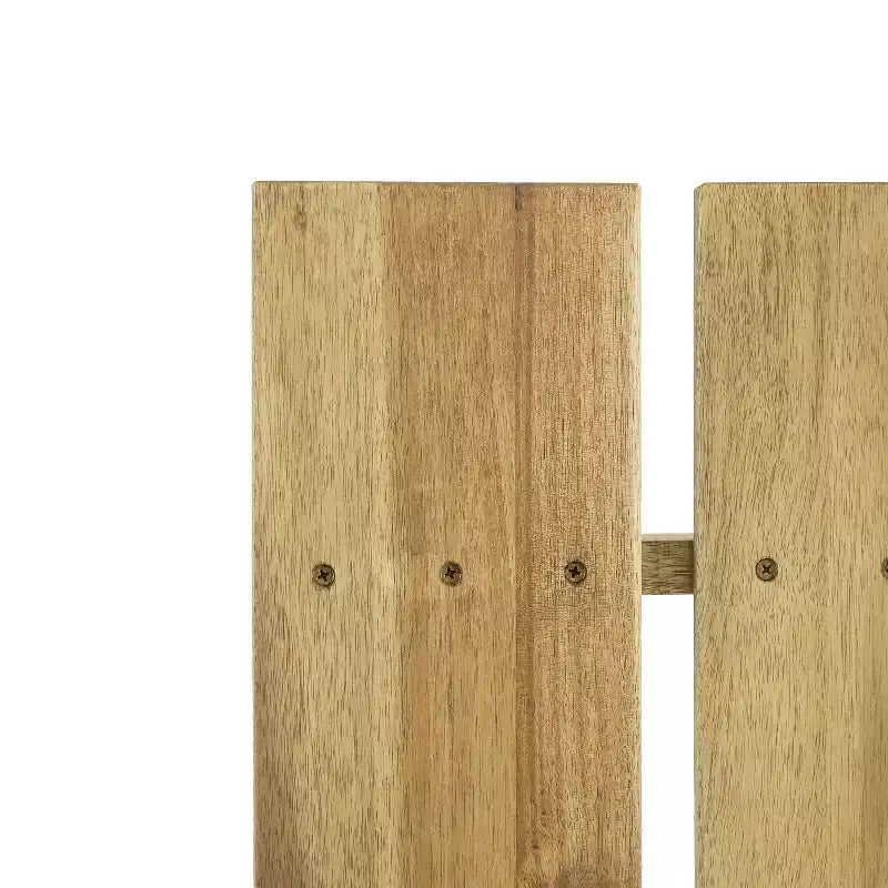 Sedia pieghevole Adirondack alta da esterno GDFStudio Gurekam in legno di acacia