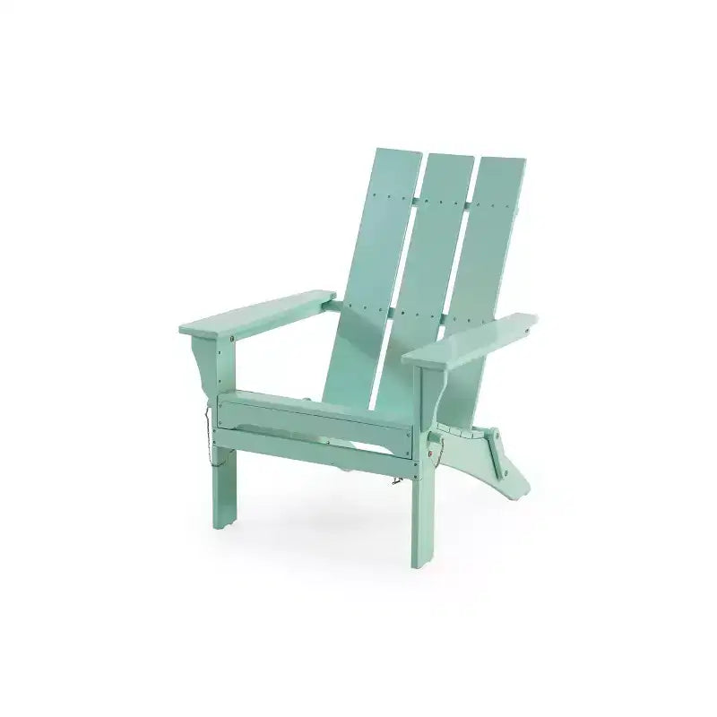 Sedia pieghevole Adirondack alta da esterno GDFStudio Gurekam in legno di acacia