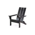 Sedia pieghevole Adirondack alta da esterno GDFStudio Gurekam in legno di acacia