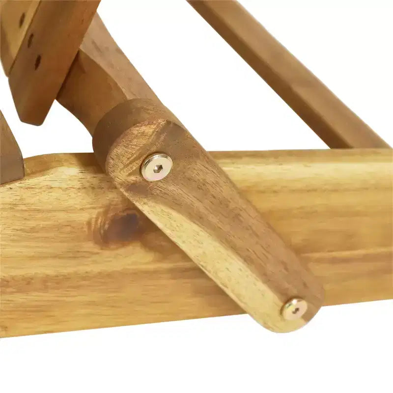 Christopher Knight Home Kandyce Sedia Adirondack Pieghevole da Esterno in Legno di Acacia con Portabicchieri
