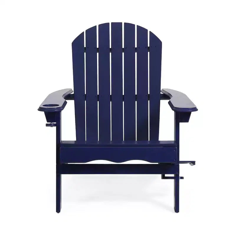 Christopher Knight Home Kandyce Chaise Adirondack pliante d'extérieur en bois d'acacia avec porte-gobelet (Lot de 2)