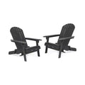 Christopher Knight Home Kandyce Chaise Adirondack pliante d'extérieur en bois d'acacia avec porte-gobelet (Lot de 2)