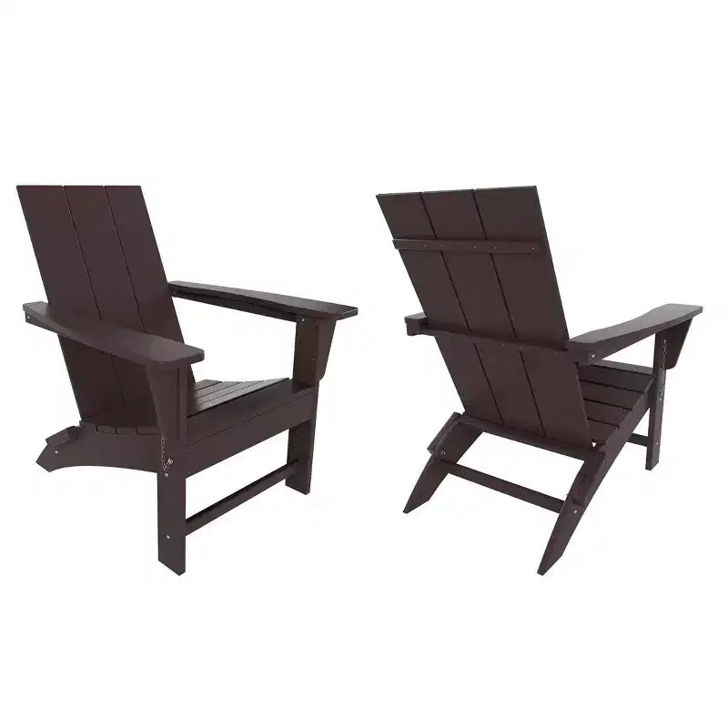 WestinTrends Chaise Adirondack pliante en PEHD Ashore (Lot de 2)