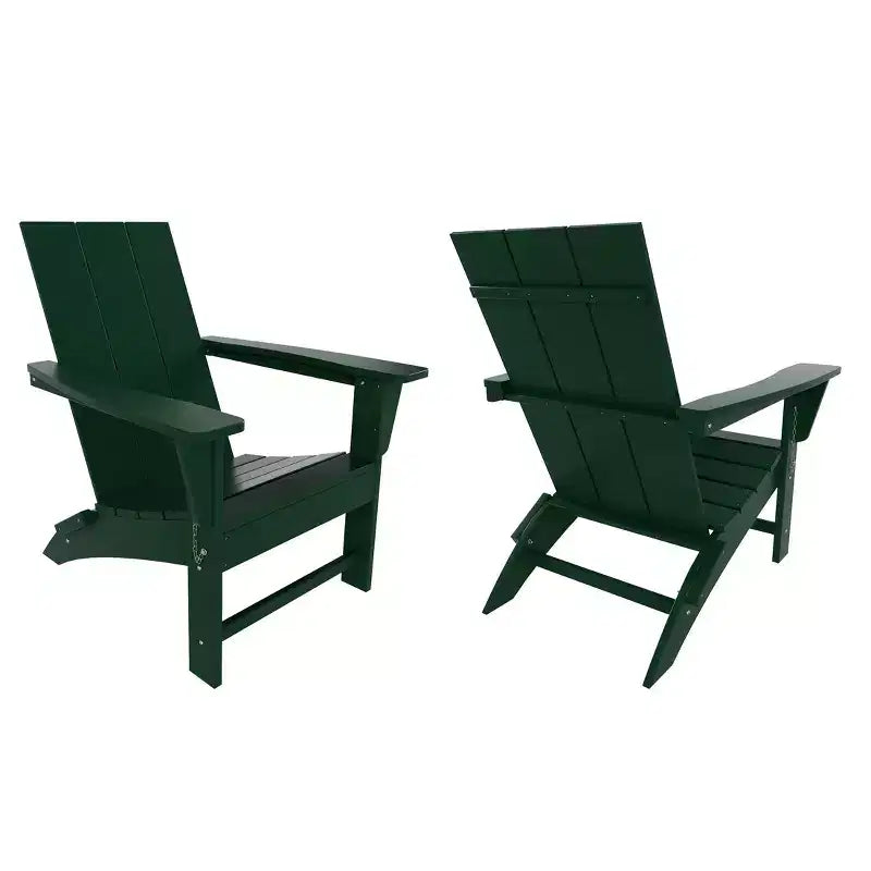 WestinTrends Chaise Adirondack pliante en PEHD Ashore (Lot de 2)